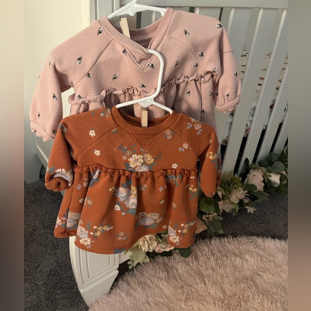Two baby dresses